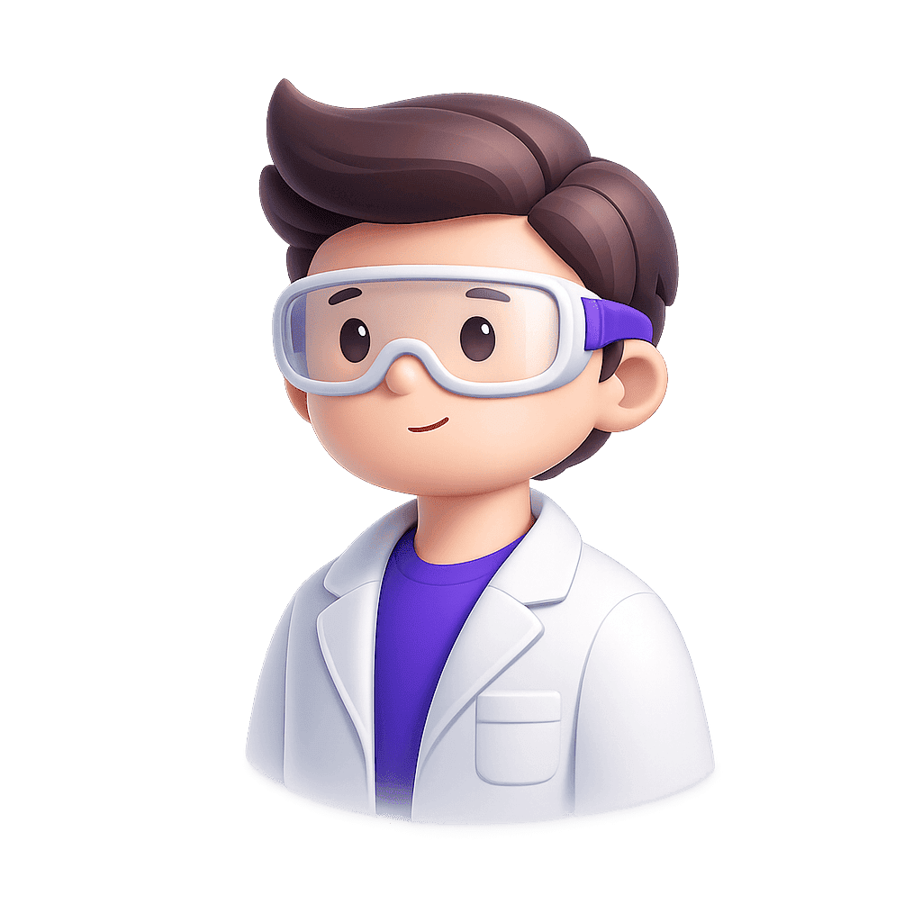 Scientist mascot