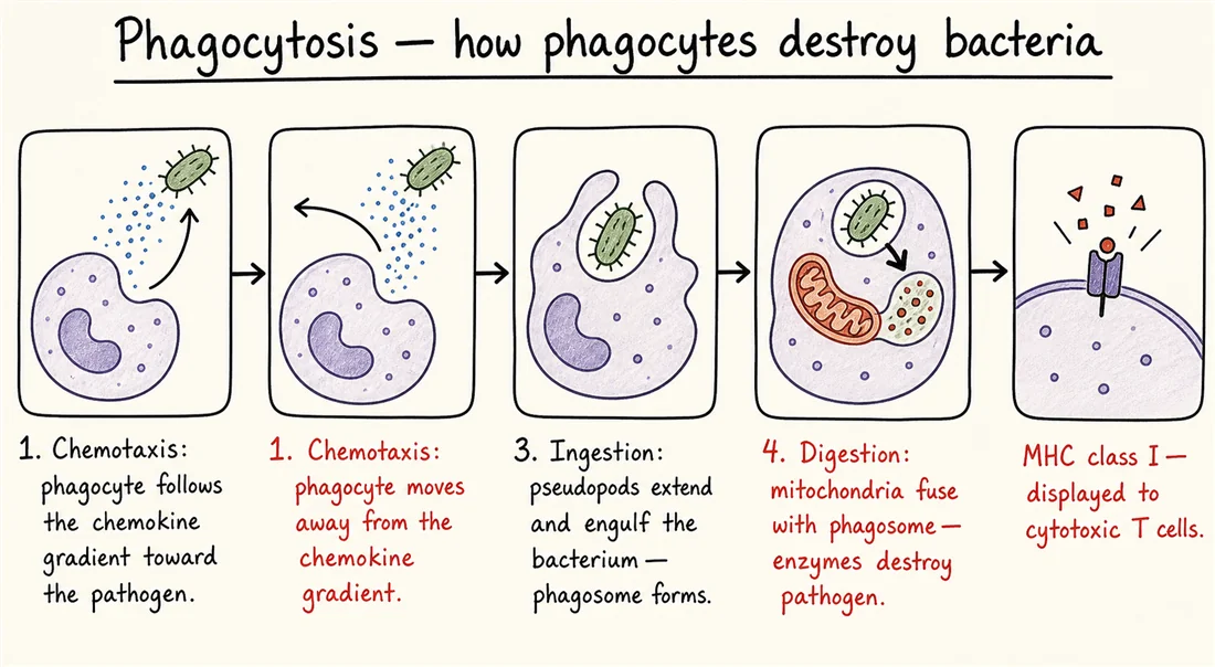 Phagocytosis diagram with errors